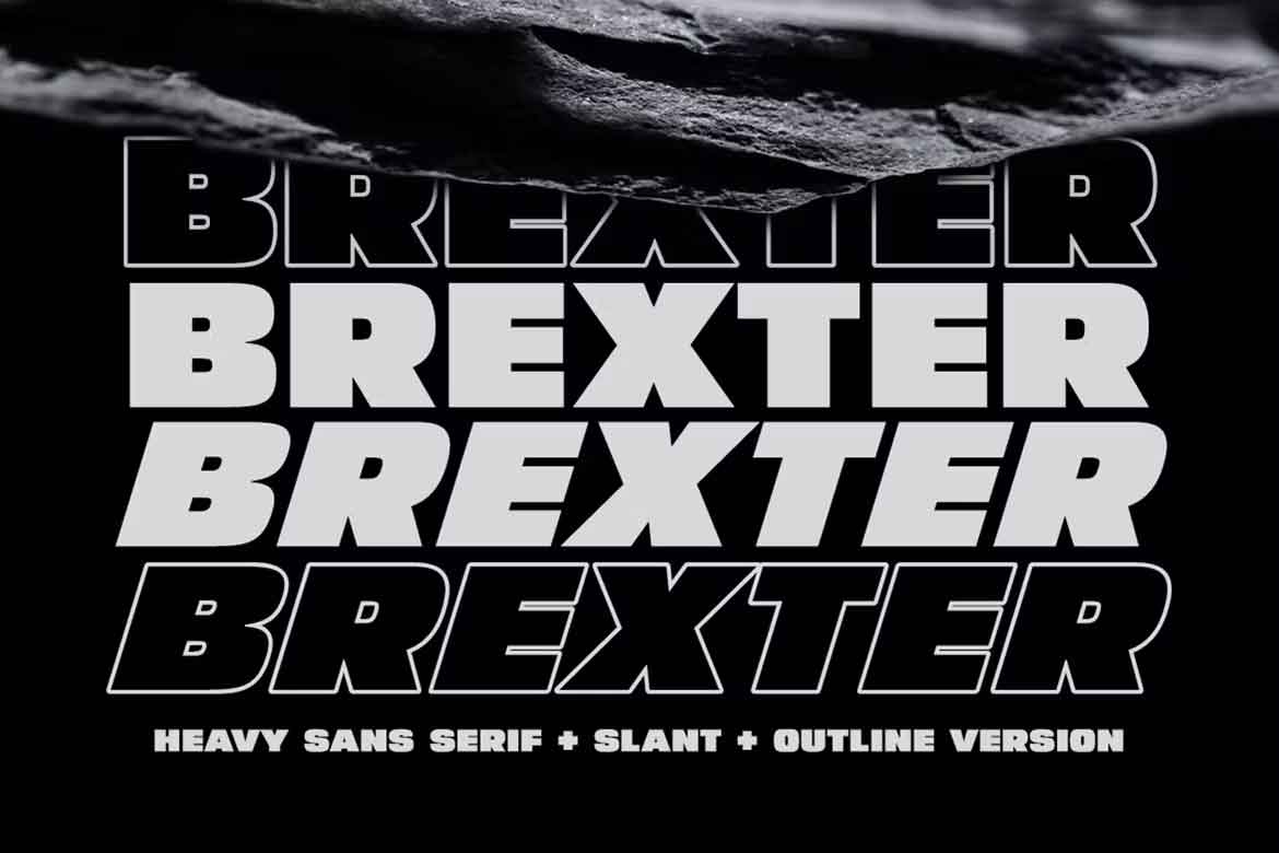 Example font Brexter #1